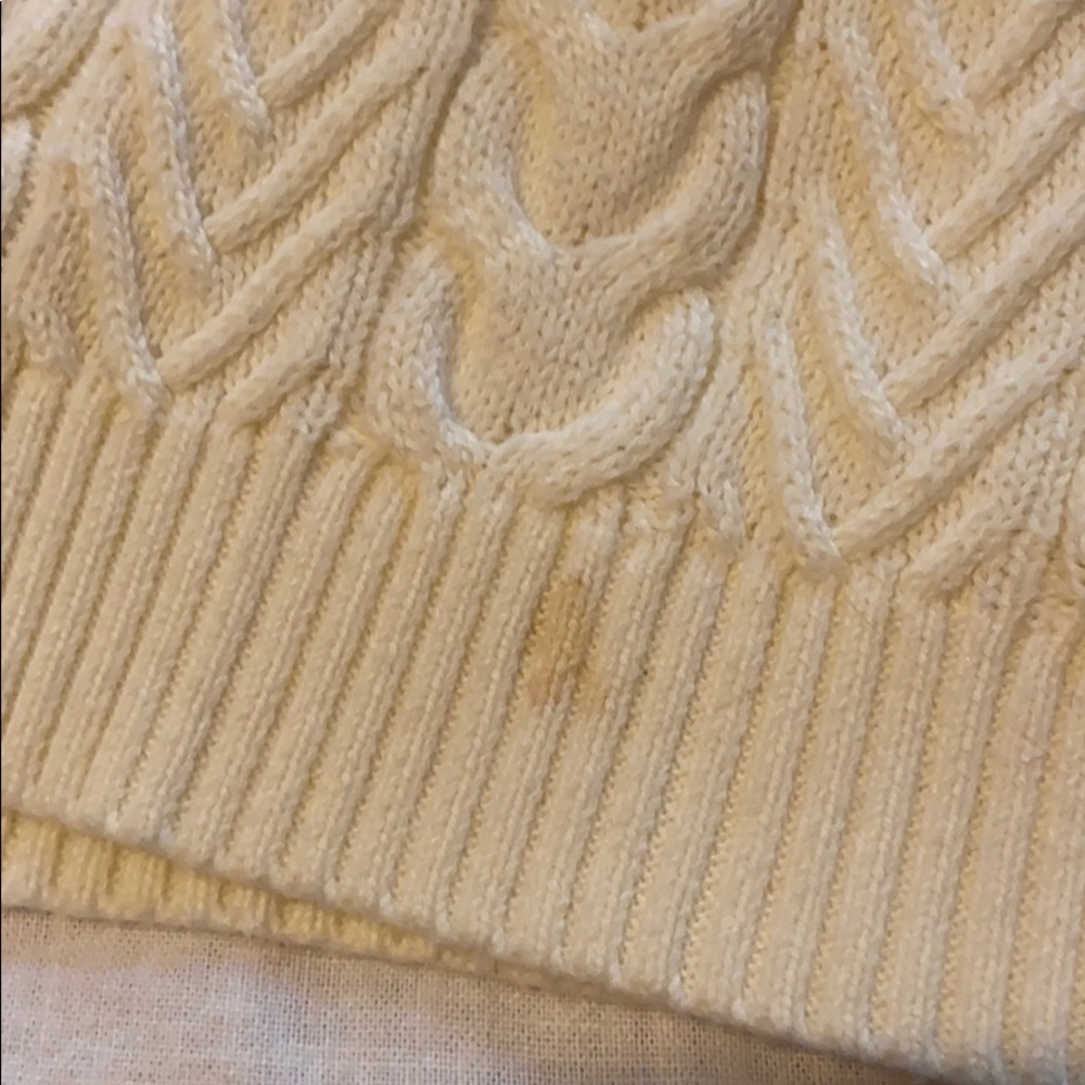 Lands End Cable Knit Turtleneck - Picture 3 of 4